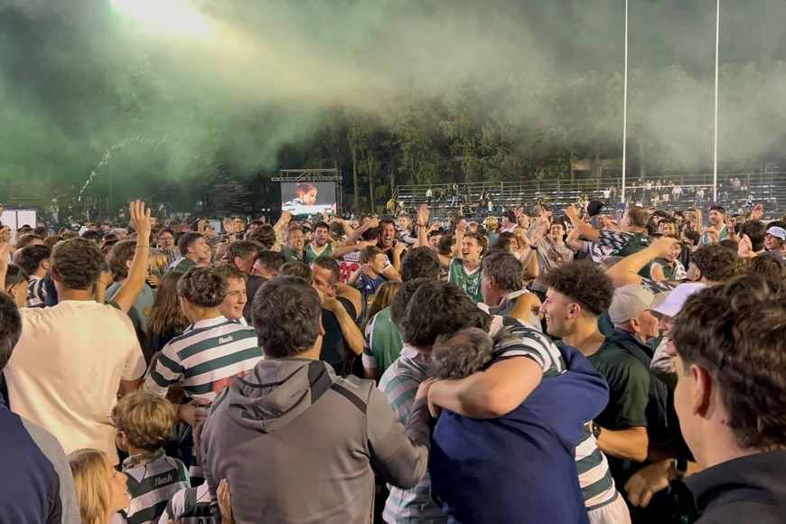 El festejo de Jockey Club de Rosario.