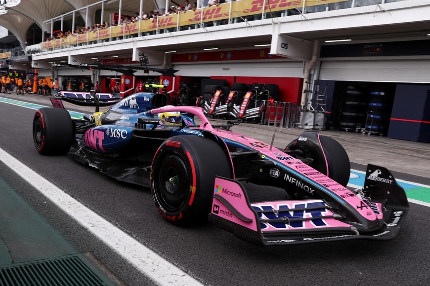Formula One F1 - Sao Paulo Grand Prix - Autodromo Jose Carlos Pace, Sao Paulo, Brazil - November 8, 2025
Alpine's Franco Colapinto during qualifying REUTERS/Jean Carniel/Pool