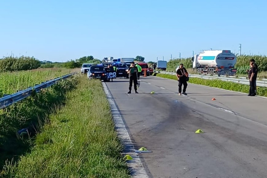 Las postales posteriores al accidente de tránsito.