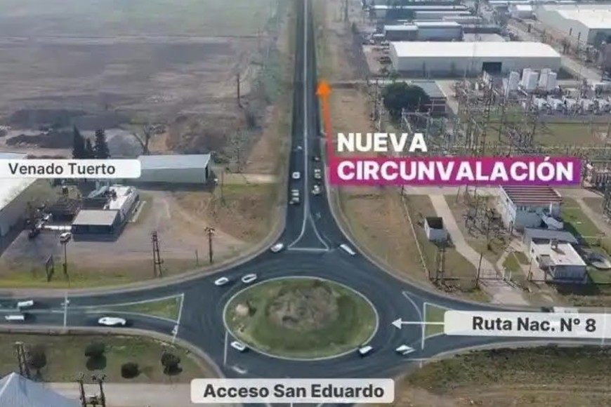 Las primeras rotondas serán en los cruces de las rutas.