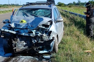 Las postales posteriores al accidente de tránsito.