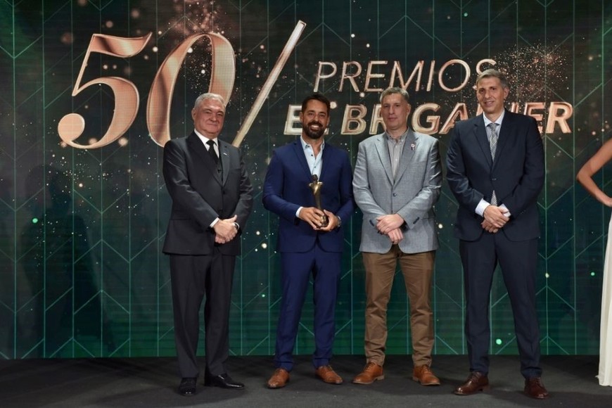 Alfredo Bianchi, Octavio Benuzzi, Pablo Olivares y Juan Pablo Durando. Foto: Special