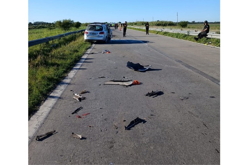 Las postales posteriores al accidente de tránsito.
