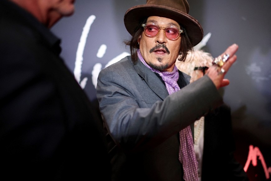 Johnny Depp attends a screening of "Modi, three days on the wing of madness", in Buenos Aires, Argentina, November 11, 2025. REUTERS/Agustin Marcarian