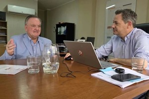 Michlig habló de las gestiones para la reactivación de la obra del Acueducto San Javier – Tostado.