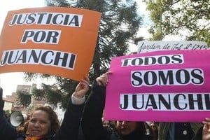 marcha trigatti juan apoyo. Foto: Carolina Niklison