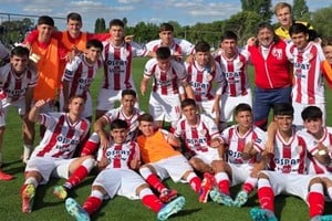 Los pibes de Unión y el sueño de seguir avanzando en los playoffs. Crédito: Prensa Unión