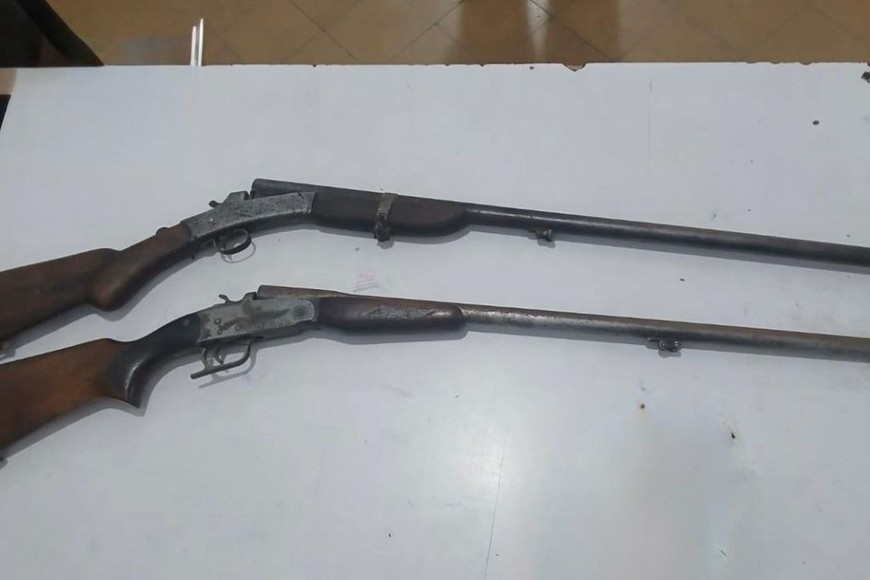 Armas de fuego secuestradas en distintos operativos desarrollados en de octubre.