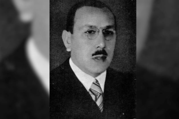 Retrato de Ángel Caballero Martín, uno de los miembros fundadores de la Junta Provincial de Estudios Históricos y autor de valiosos estudios de historia colonial y universitaria.