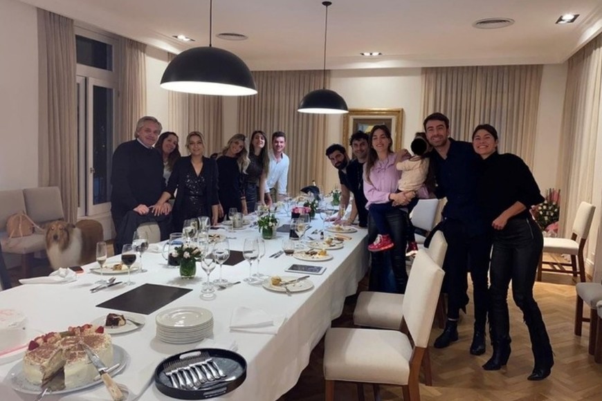 Dylan en la cena de Olivos