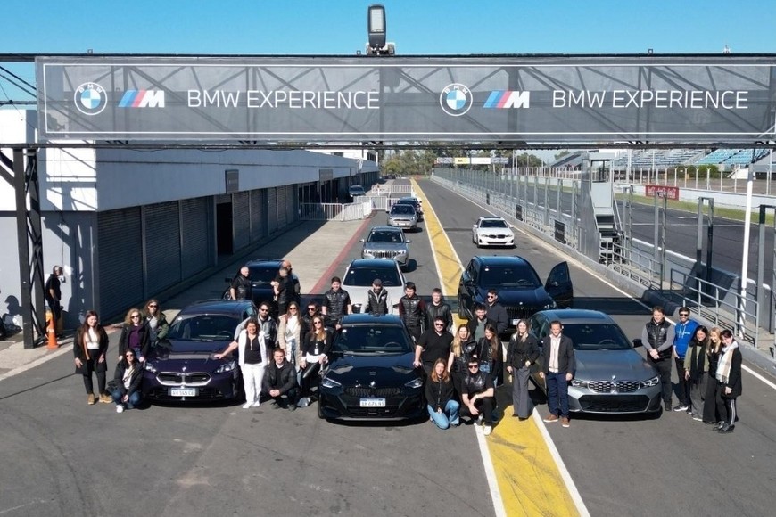 Parte del staff de BMW Group Argentina, que formó parte del evento.
