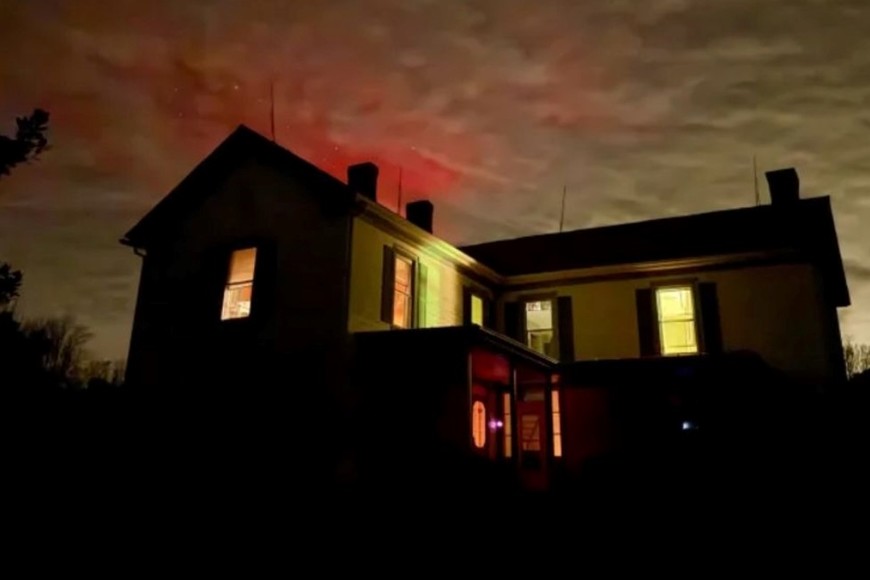 Auroras boreales sorprendieron a los habitantes del estado de Florida en Estados Unidos. Crédito: CNN