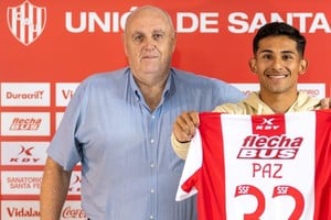 Nicolás Paz titular. Foto: El Litoral