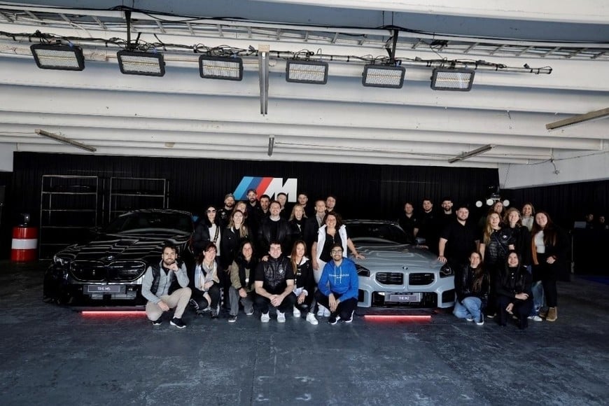 Parte del staff de BMW Group Argentina, que formó parte del evento.