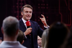 El presidente de Francia, Emmanuel Macron. Reuters