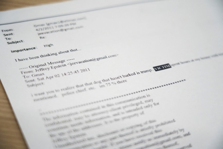 A newly released email from disgraced late financier and sex offender Jeffrey Epstein, referencing his former companion Ghislaine Maxwell and U.S. President Donald Trump, is seen in this handout image released by Democrats on the House Oversight Committee in Washington, D.C., U.S., on November 12, 2025. House Oversight Committee Democrats/Handout via REUTERS  THIS IMAGE HAS BEEN SUPPLIED BY A THIRD PARTY.