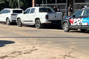 Allanamiento en Alto Verde por pornografía infantil. Foto: Gentileza