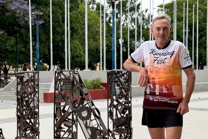 El Running Fest contará además con la presencia de Héctor Perren, histórico maratonista local que este año cumple 40 años de trayectoria. Foto: Gentileza