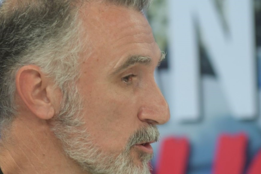 El profesor Juan Trigatti, en el centro de la polémica. Foto: archivo El Litoral