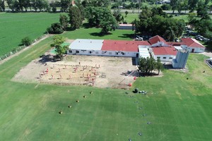 Una vista aérea de parte de las comodidades del predio que pasará a pertenece a Unión en breve.