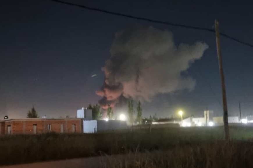 Explosión en Ezeiza.