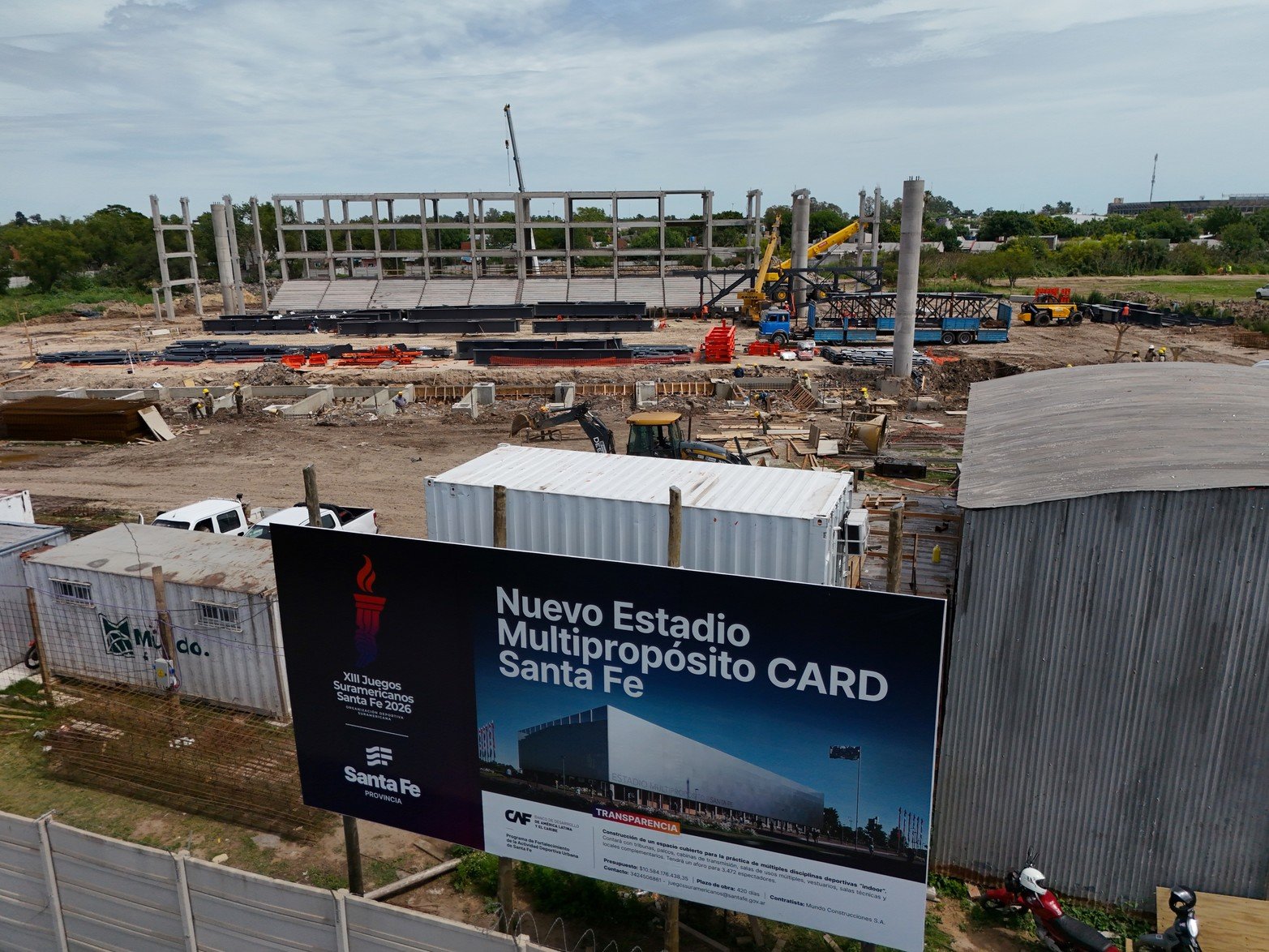 El nuevo estadio del CARD avanza a toda velocidad