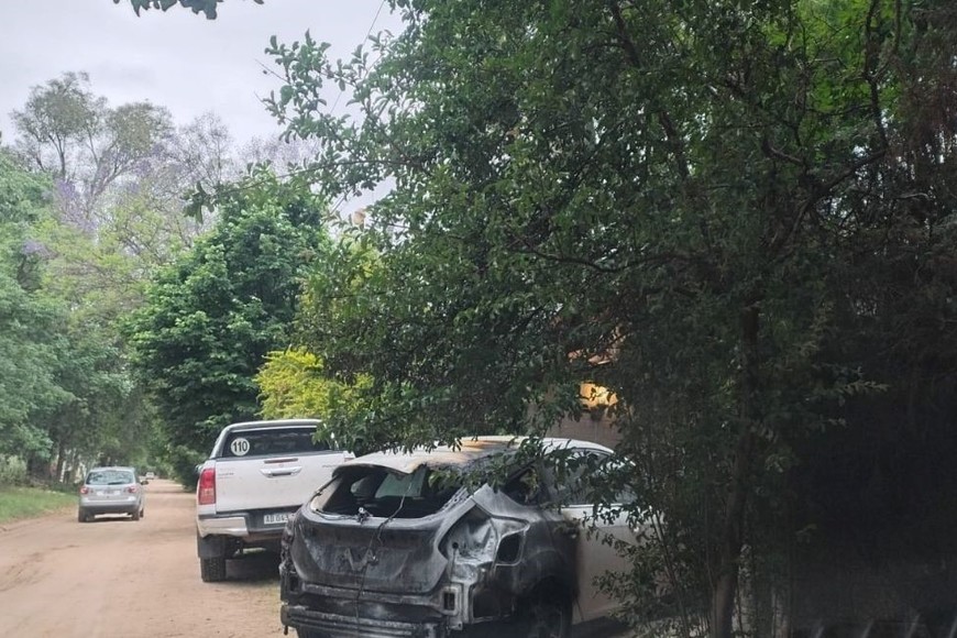 Pirómano detenido en Villa California. Foto: Gentileza