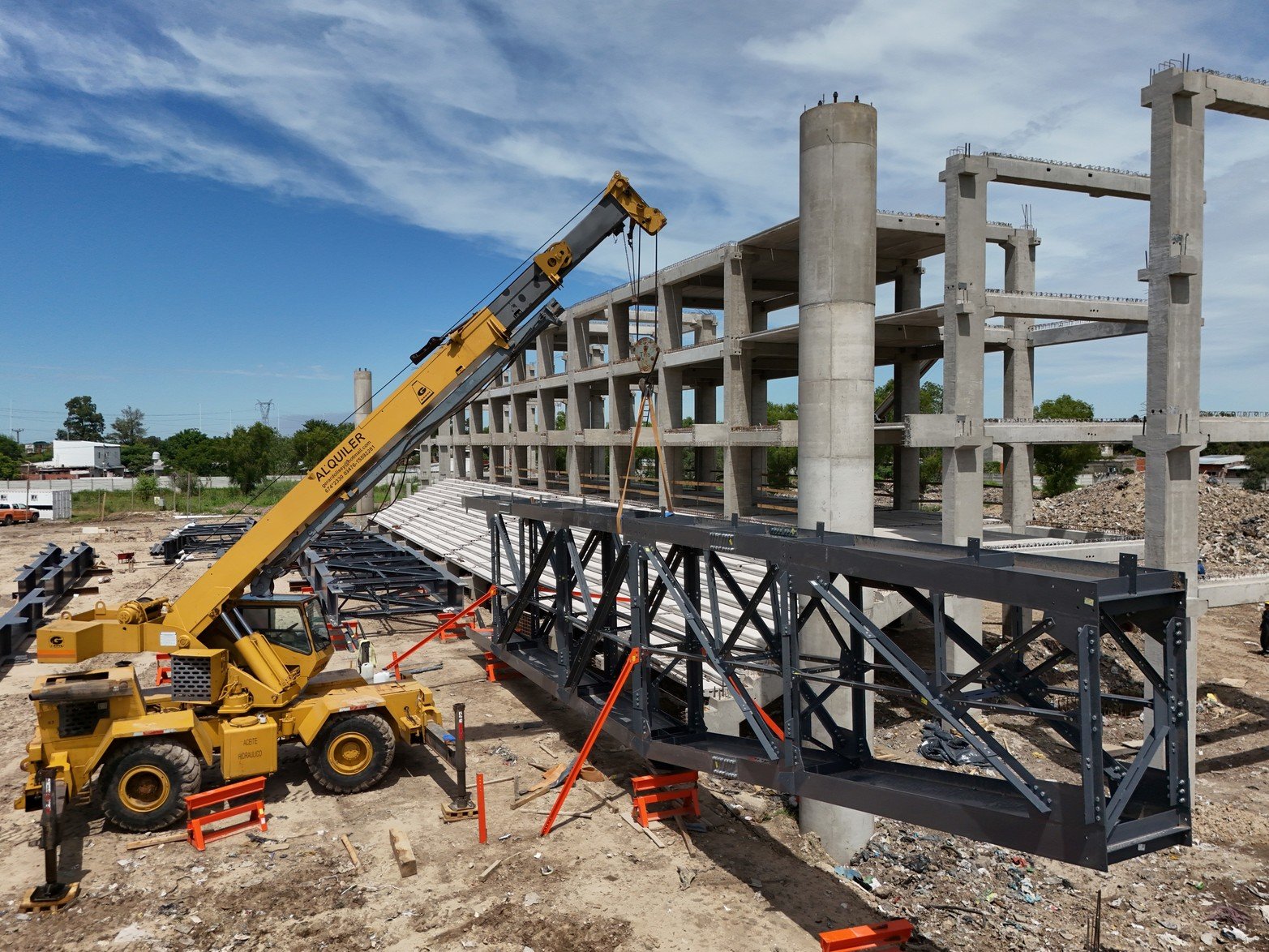 El nuevo estadio del CARD avanza a toda velocidad
