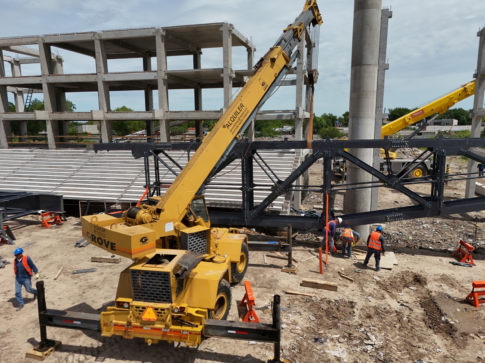 El nuevo estadio del CARD avanza a toda velocidad