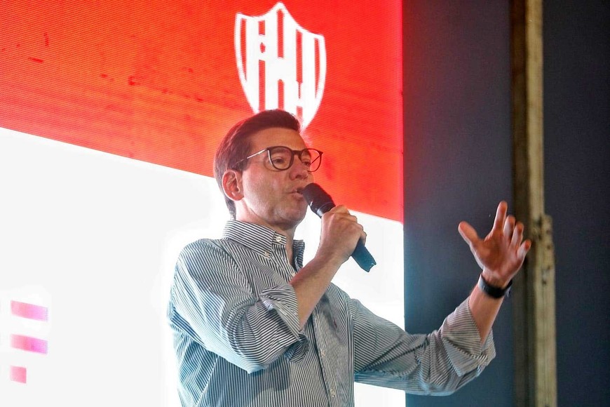 Daniel Di Lena,  vicepresidente ejecutivo de la Caja de Asistencia Social Lotería de Santa Fe, participó del evento.