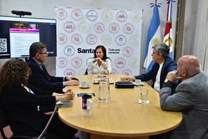 Borla, formó parte de la mesa junto a la Secretaria de Turismo de la Provincia,  Marcela Aeberhard, y el Presidente del Instituto Lopeciano de Estudios Federales, Ariel Fernández,