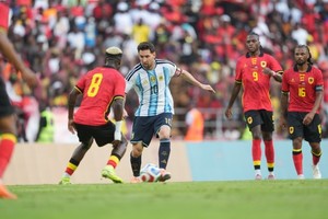 Argentina ganó 2-0 contra Angola. Créditos: AFA