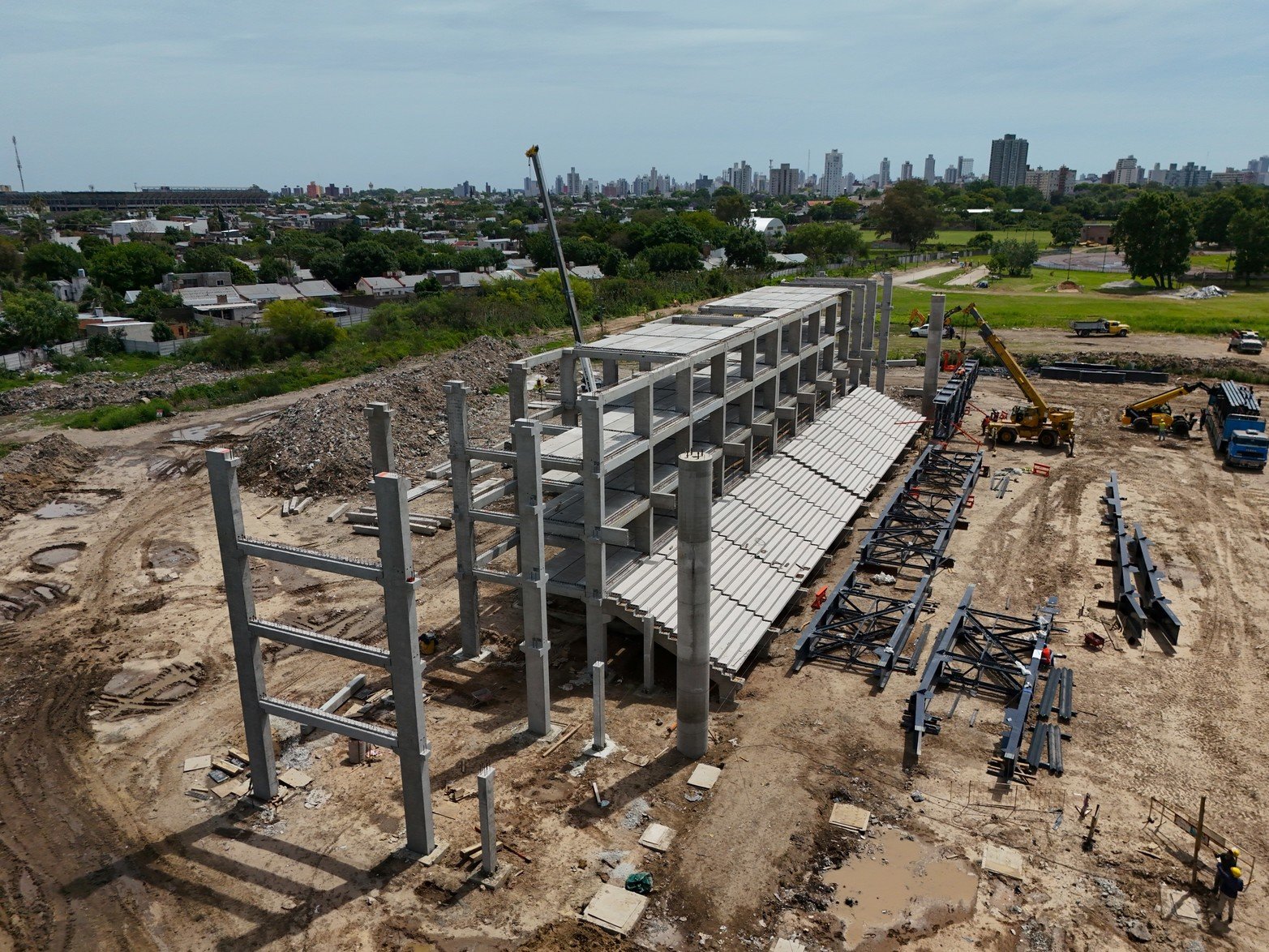 El nuevo estadio del CARD avanza a toda velocidad