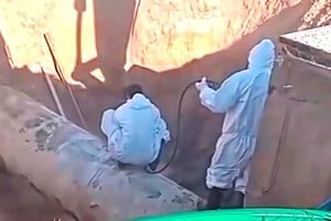 El momento previo a la explosión.