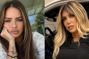 Estalló la polémica por la cartera que lució la China Suárez: ¿era de Wanda Nara?