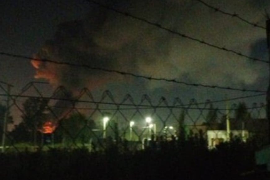 Explosión en Ezeiza.