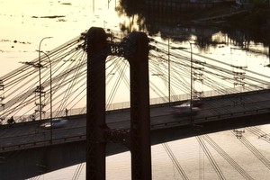 Cielo parcialmente nublado en la ciudad de Santa Fe. Crédito: Fernando Nicola.