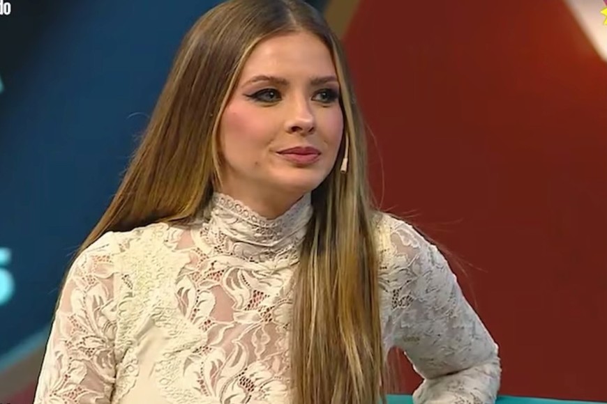 El look que eligió la China Suárez para su entrevista con Mauro Icardi.