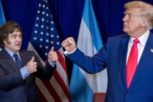 EE.UU aparece como primera opción entre los países con los que se debería relacionar Argentina. Javier Milei y Donald Trump en la Casa Blanca. Foto: Archivo.