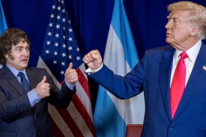 Javier Milei y Donald Trump en la Casa Blanca. Imagen simbólica de los acuerdos y las negociaciones llevadas a cabo entre Argentina y Estados Unidos en los últimos meses.