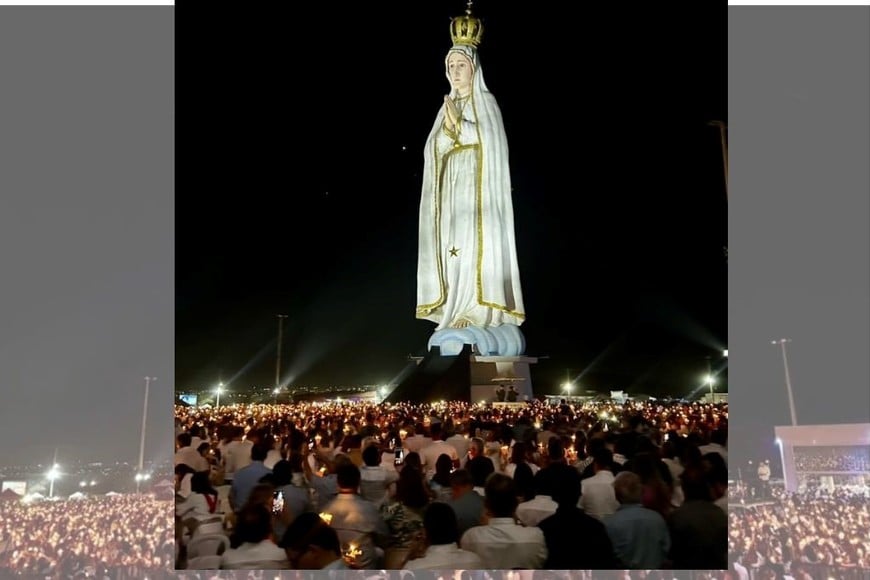 Más de 35 mil fieles participaron de la ceremonia inaugural en el noreste brasileño. Foto: Gentileza