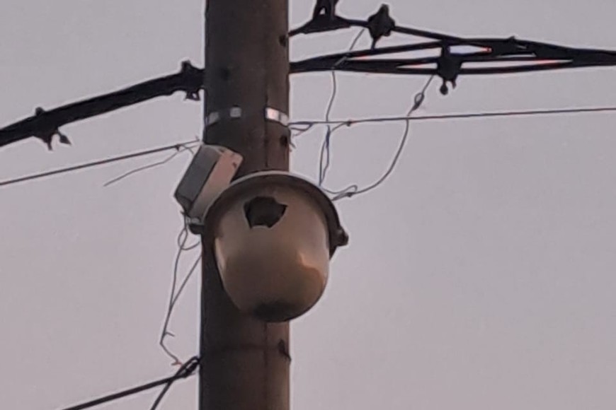 Falta de iluminación en Colastiné Norte.