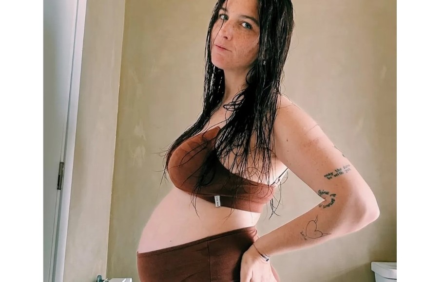 Así transita Juana Repetto su embarazo.