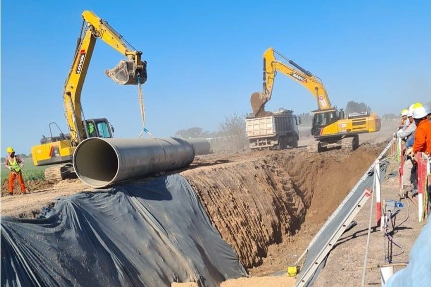 Imágenes de las primeras instancias de la obra. Crédito: Gobierno de la provincia de Santa Fe