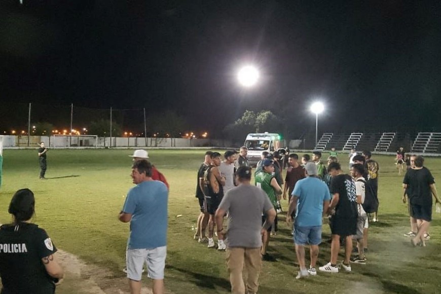 Graves incidentes en el club San Cristóbal de Angel Gallardo. Foto: Gentileza