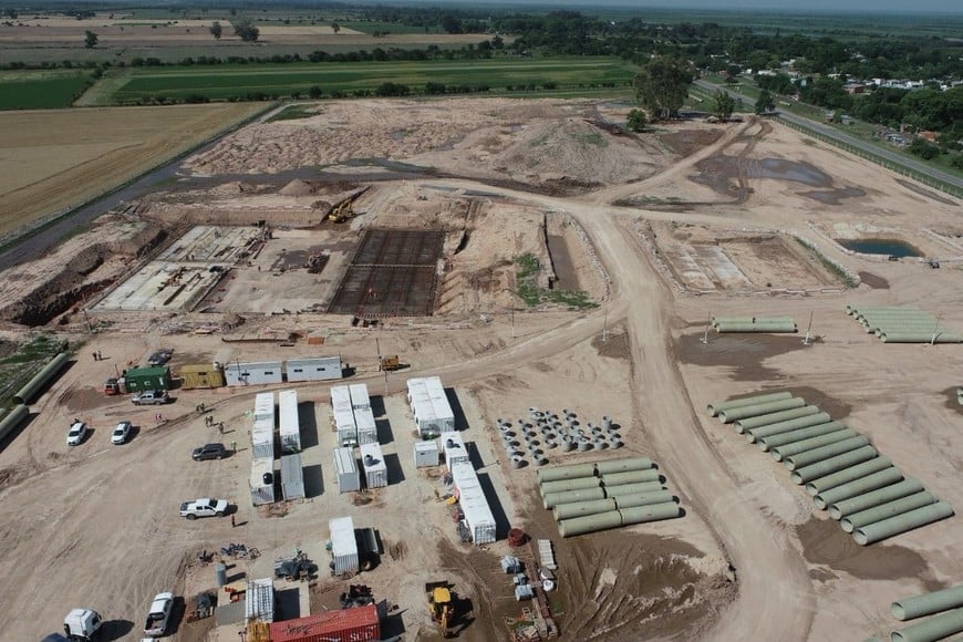 Imágenes de las primeras instancias de la obra. Crédito: Gobierno de la provincia de Santa Fe
