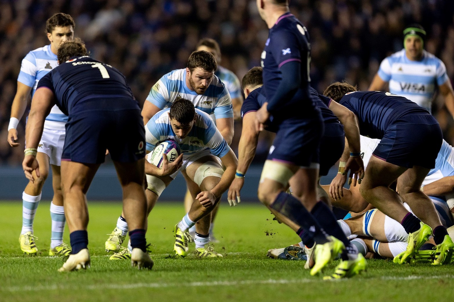 Los Pumas se lo dieron vuelta a Escocia y aseguraron ser cabeza de serie en el Mundial 2027.
