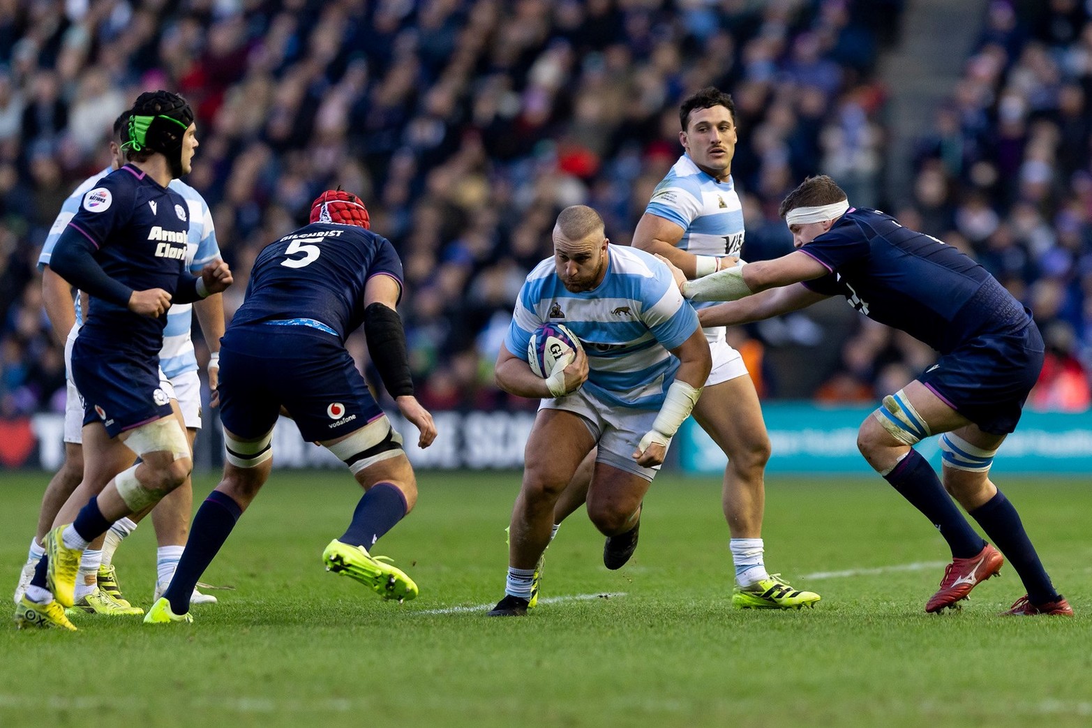 Los Pumas se lo dieron vuelta a Escocia y aseguraron ser cabeza de serie en el Mundial 2027.