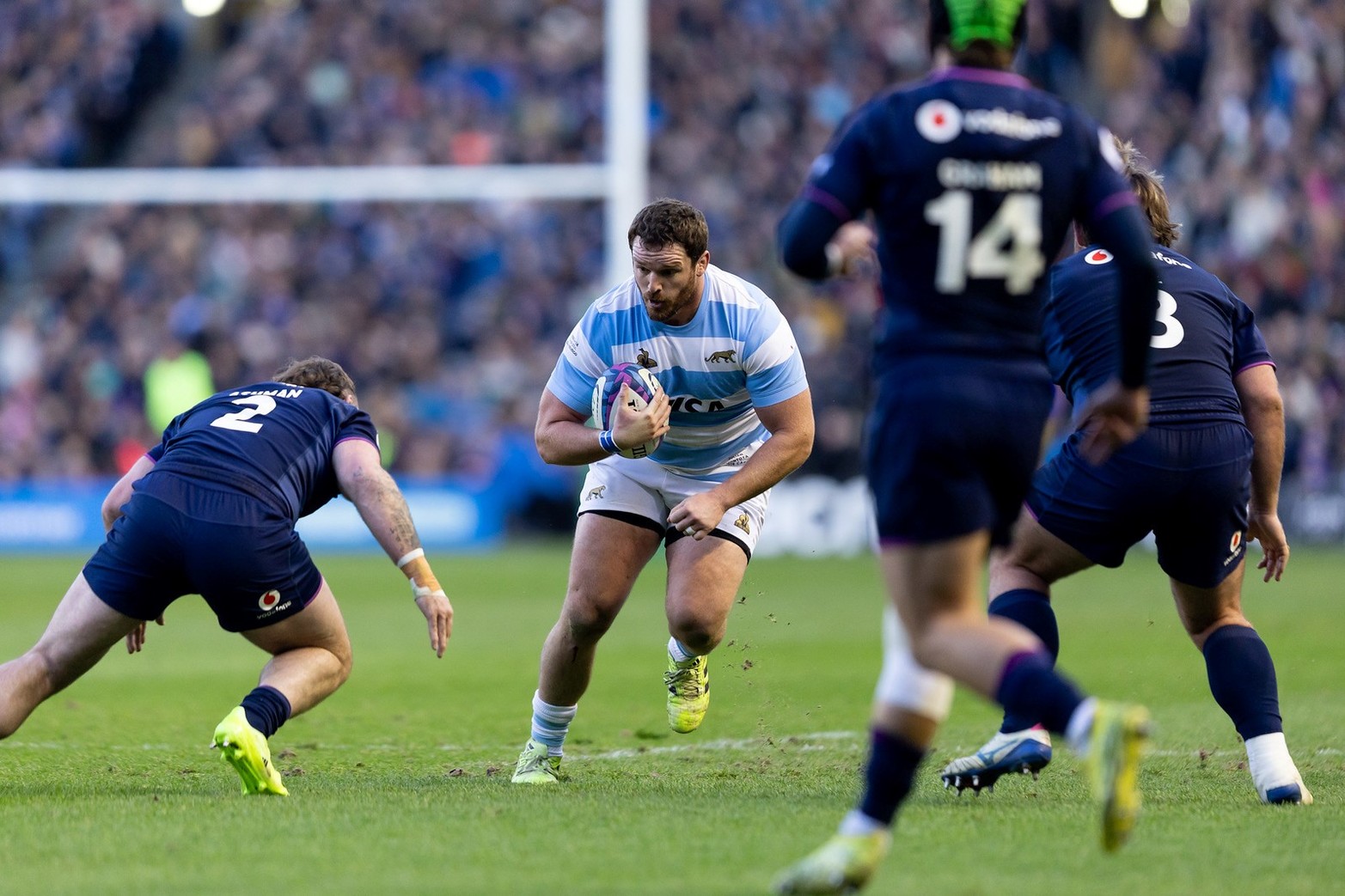 Los Pumas se lo dieron vuelta a Escocia y aseguraron ser cabeza de serie en el Mundial 2027.