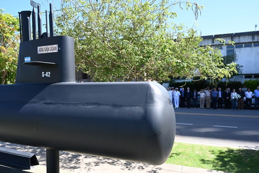Detalle de la ceremonia realizada en el puerto de la ciudad. Crédito: Flavio Raina.